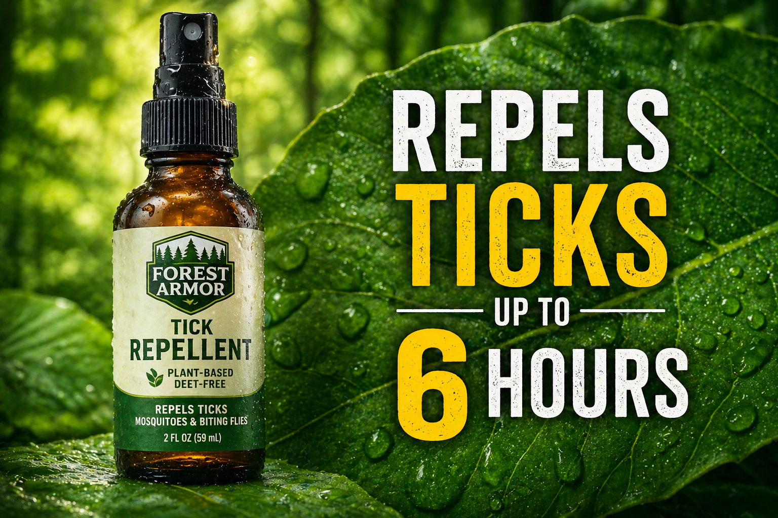 Forest Armor Natural Tick Repellent Spray